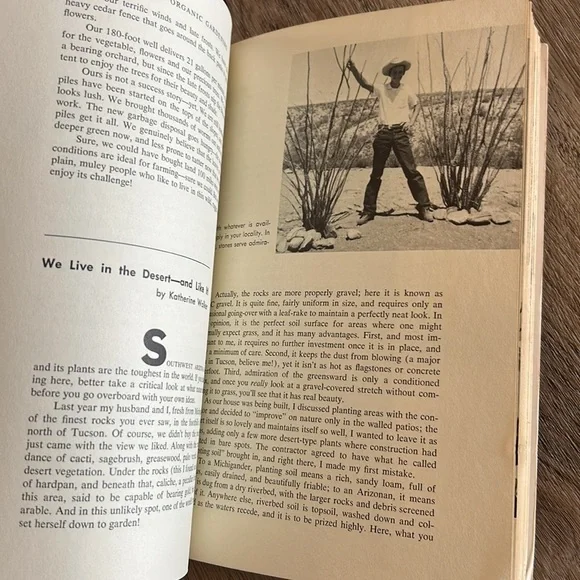 Vintage 70s Western Organic Gardening Book Guide Vegetable Growing 1972 - Picture 11 of 15